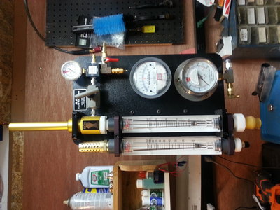 AIR FLOW METER W/1st STG Flow Meter Attached on Left