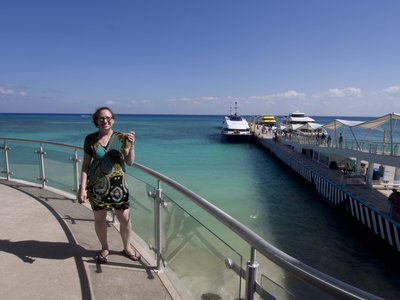 ScubaJess at Playa Del Carmen Ferry.jpg