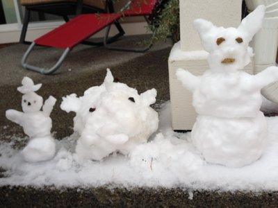 Snow Lumpy &amp; Friends!