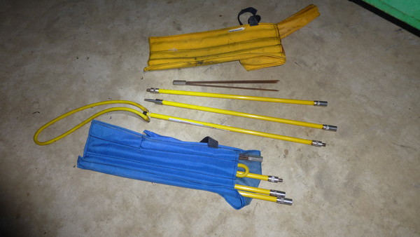 2 used Aquacraft spear poles (Hawaiian slings) with 3 prong paralyzer tips $75 ea.new.  I will sell for $30. ea,